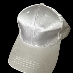 Stylish Satin Baseball Cap White Unisex Adjustable Strap Lightweight Bre…